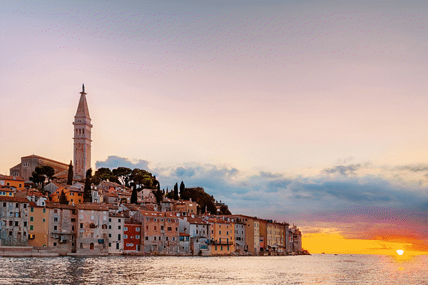 Introducing Grand Voyages. Rovinj at sunset, then Florence, Lofoten, Seville and Taormina